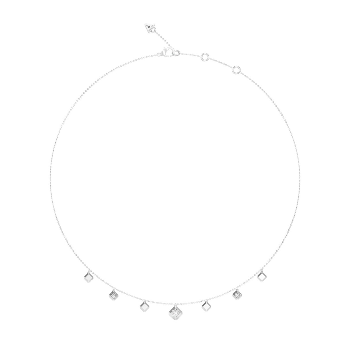 GUESS-STEEL-ACE-OF-DIAMONDS-JUBN06178JWRHT-U-Κολιέ-Ασημένιο-Με-Κρεμαστά-Τσαρμ-2 GUESS ΓΥΝΑΙΚΕΙΟ ΚΟΛΙΕ JUBN06178JWRHT/U - Image 1