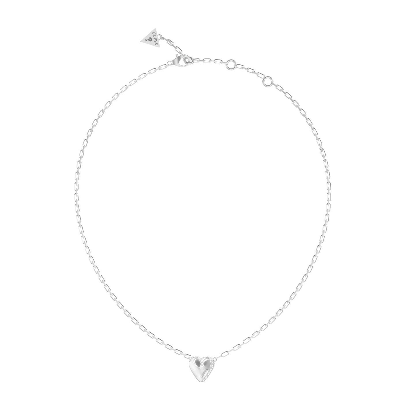 GUESS-STEEL-BY-YOUR-SIDE-JUBN06087JWRHT-U-Κολιέ-Ασημένιο-Με-Καρδιά GUESS ΓΥΝΑΙΚΕΙΟ ΚΟΛΙΕ JUBN06087JWRHT/U - Image 1