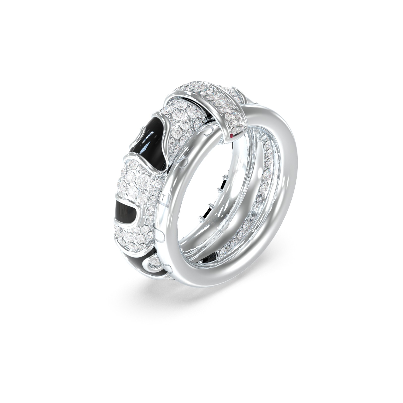 GUESS-STEEL-FABULOUS-ME-JUBR05194JWRHBK54-Δαχτυλίδι-Δίχρωμο-Με-Πέτρες GUESS ΓΥΝΑΙΚΕΙΟ ΔΑΧΤΥΛΙΔΙ JUBR05194JWRHBK-No.54 - Image 1