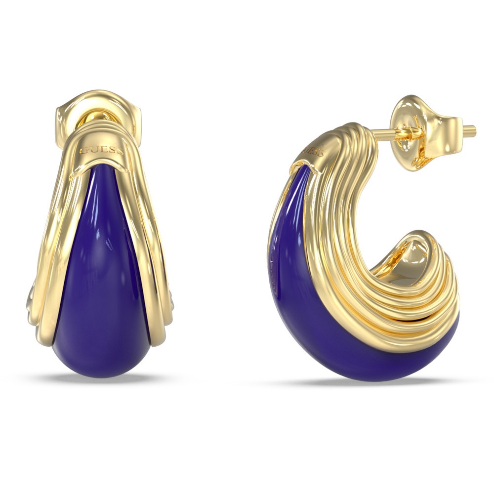 GUESS-STEEL-VIVA-SOLEIL-JUBE06153JWYGBLT-U-Κρίκοι-Δίχρωμοι GUESS ΓΥΝΑΙΚΕΙΑ ΣΚΟΥΛΑΡΙΚΙΑ JUBE06153JWYGBLT/U - Image 1